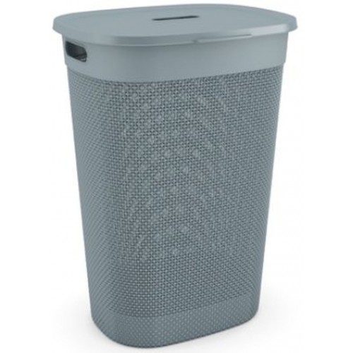 KIS FILO HAMPER 55L Kosz na pranie 44x35x61cm niebiesko-szary KIS FILO HAMPER 55L Kosz na pranie 44x35x61cm niebiesko-szary