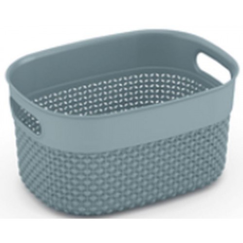 KIS FILO BASKET XS 3,5L Kosz 23,5x17,5x12cm niebiesko-szary KIS FILO BASKET XS 3,5L Kosz 23,5x17,5x12cm niebiesko-szary