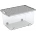 KIS W BOX L 50L 59x39x32cm transparent/pokrywka szara