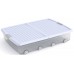 KIS W BOX UNDERBED XL 55L 79x58x16,5cm transparent/pokrywka błękitna