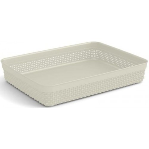 KIS FILO Taca/koszyk A4 34,5x26x6cm kremowy