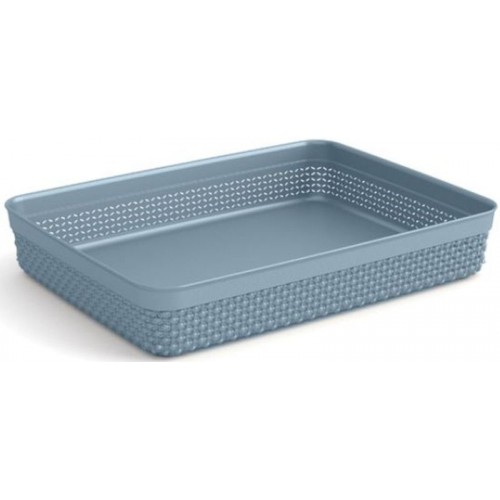 KIS FILO Taca/koszyk A4 34,5x26x6cm niebiesko-szary KIS FILO Taca/koszyk A4 34,5x26x6cm niebiesko-szary