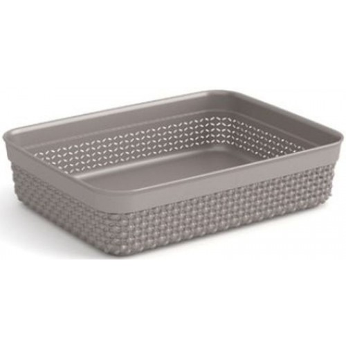 KIS FILO Taca/koszyk A5 25x19x6cm taupe KIS FILO Taca/koszyk A5 25x19x6cm taupe