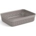 KIS FILO Taca/koszyk A5 25x19x6cm taupe