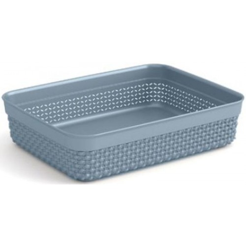 KIS FILO Taca/koszyk A5 25x19x6cm niebiesko-szary