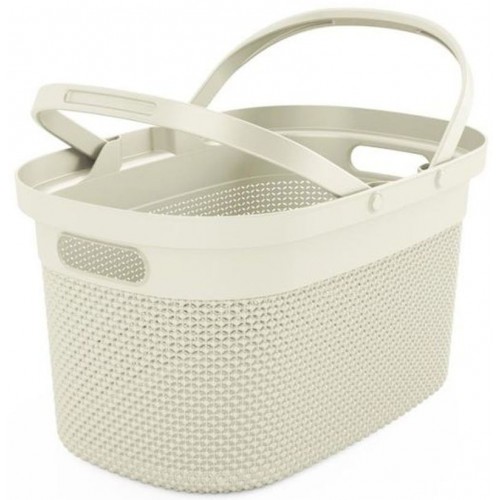 KIS FILO Koszyk zakupowy 46x24x30cm kremowy