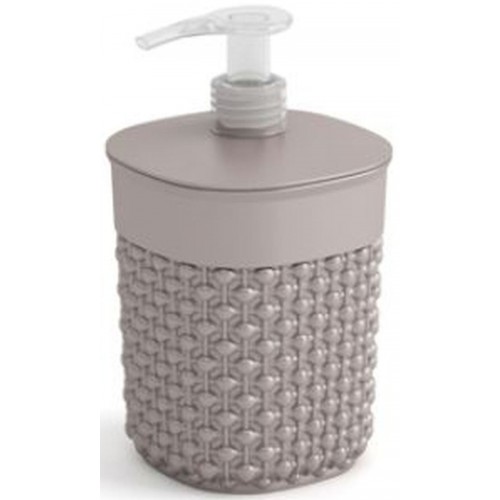 KIS FILO Dozownik na mydło 9x9x16cm taupe