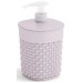 KIS FILO Dozownik na mydło 9x9x16cm różowy
