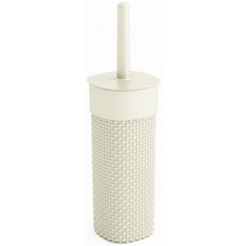 KIS FILO Szczotka do toalety 12x12x40cm kremowa KIS FILO Szczotka do toalety 12x12x40cm kremowa