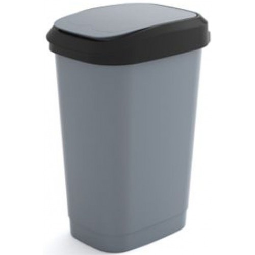 KIS DUAL TOUCH BIN L 50L kosz na śmieci 31x42x60cm szary