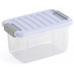 KIS W BOX XS 5L 28x18x17cm transparent/pokrywka błękitna