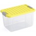 KIS W BOX S 15L 38x25x23cm transparent/pokrywa żółta