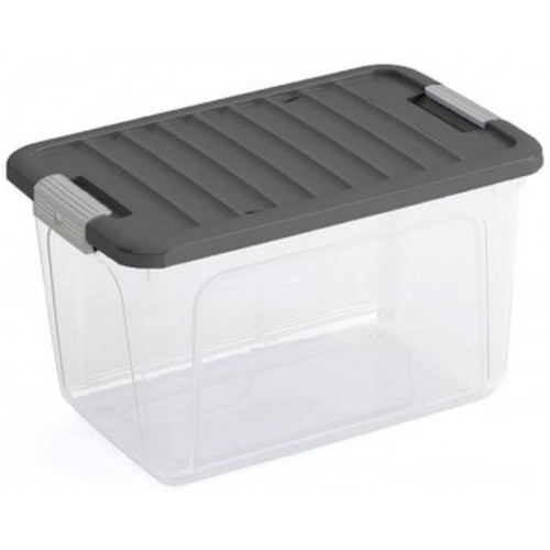 KIS W BOX M 30L 49x30x29cm transparent/pokrywka szara