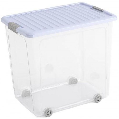 KIS W BOX XL 78l 57x39x52cm transparent/pokrywka błękitna