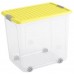 KIS W BOX XL 78l 57x39x52cm transparent/pokrywa żółta