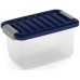 KIS W BOX XS 5L 28x18x17cm transparent/niebieski indigo