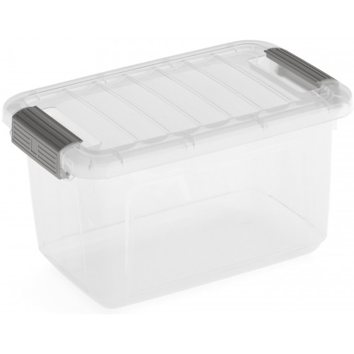 KIS W BOX XS 5L 28x18x17cm transparent/jasnoszary KIS W BOX XS 5L 28x18x17cm transparent/jasnoszary