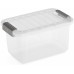 KIS W BOX XS 5L 28x18x17cm transparent/jasnoszary