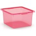 KIS KISKREO BOX M 17,5L Pojemnik do przechowywania 39x35x20,5cm różowy
