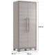 KIS GULLIVER MULTISPACE Szafka ogrodowa 80x44x182cm beż