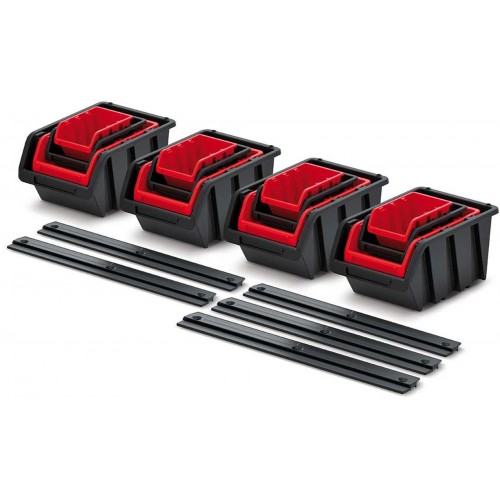 Kistenberg SET TRUCK Zestaw box z szyną ścienną, 580 x 230 x 130 mm KST16