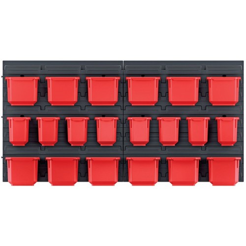 Kistenberg ORDERLINE Panel do zawieszenia na narzędzia z 20 pojemnikami, 80x16,5x40cm KOR6 Kistenberg ORDERLINE Panel do zawieszenia na narzędzia z 20 pojemnikami, 80x16,5x40cm KOR6