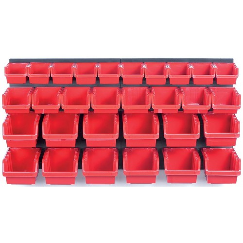 Kistenberg ORDERLINE Panel do zawieszenia na narzędzia z 30 pojemnikami, 80x16,5x40cm KOR3