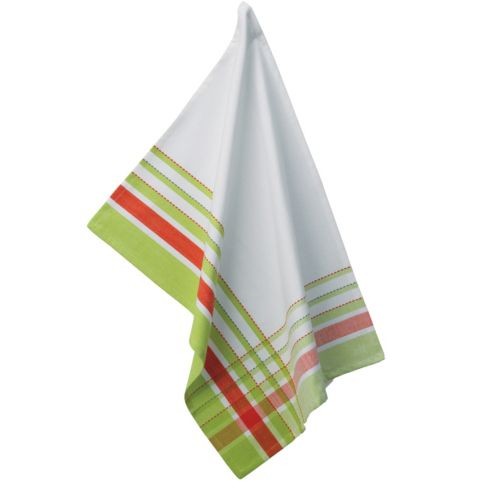 KELA Bawełniana ściereczka kuchenna AMALIE 70x50 cm biała w paski KL-10700