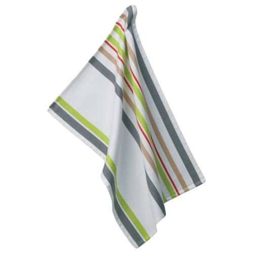 KELA Bawełniana ściereczka kuchenna AMALIE 70x50 cm biała w paski KL-10702 KELA Bawełniana ściereczka kuchenna AMALIE 70x50 cm biała w paski KL-10702