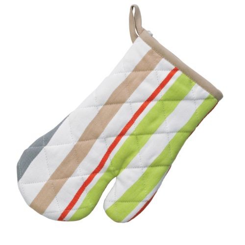 KELA Pikowana rękawica kuchenna do gorących naczyń AMALIE 28x18 cm w paski KL-10709