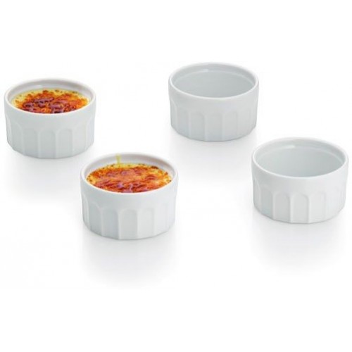 KELA Naczynie żaroodporne MALEEN do Creme brulée 4szt KL-10750