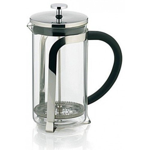 KELA Zaparzacz kawy i herbaty French Press VENECIA 1100 ml, stal nierdzewna/szkło KL-10852
