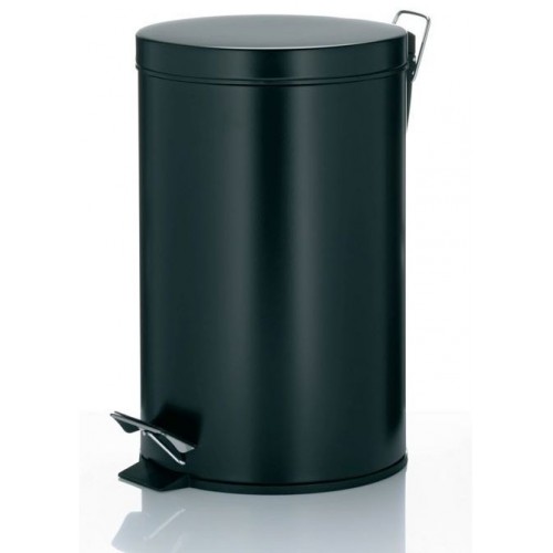 KELA Kosz na śmieci 12 l KILIAN, czarny, stal nierdzewna KL-10931
