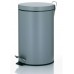 KELA Kosz na śmieci 12 l LEANDRO, szary, stal nierdzewna KL-10933