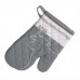KELA Pikowana rękawica kuchenna do gorących naczyń FRANKA 28x18 cm szara KL-15568