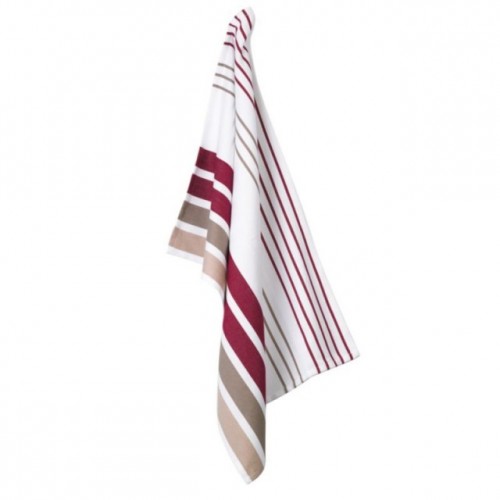 KELA Bawełniana ściereczka kuchenna DIEGO 70x50 cm, biała w paski KL-15583