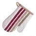 KELA Pikowana rękawica kuchenna do gorących naczyń DIEGO 28x18 cm białą w paski KL-15586