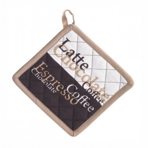 KELA Pikowany uchwyt do gorących naczyń DOREEN, 20x20 cm latte KL-15597