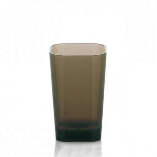 KELA kubek na szczoteczki - ciemny brąz KL-21346