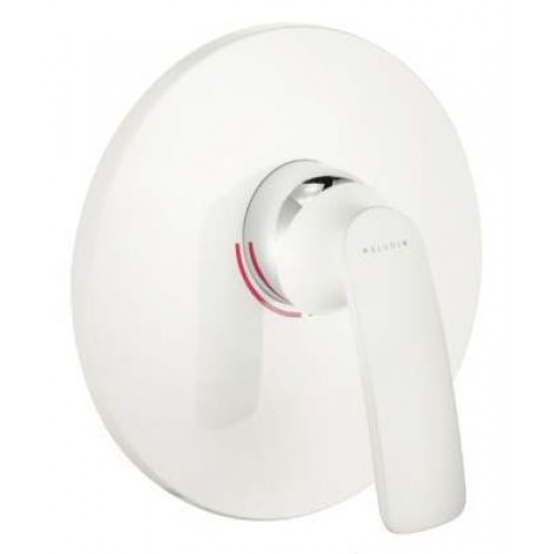 KLUDI BALANCE podtynkowa bateria natryskowa, biały/chrom 526559175
