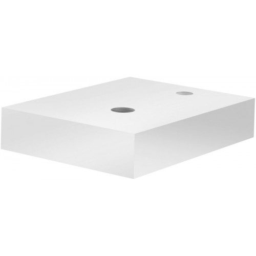 KLUDI Plus Blat pod umywalkę z otworem na syfon i baterię 80 x 405 x 312 mm 49CM143 KLUDI Plus Blat pod umywalkę z otworem na syfon i baterię 80 x 405 x 312 mm 49CM143