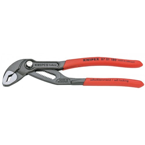 KNIPEX Szczypce do rur "COBRA" 180mm PCV 8701180