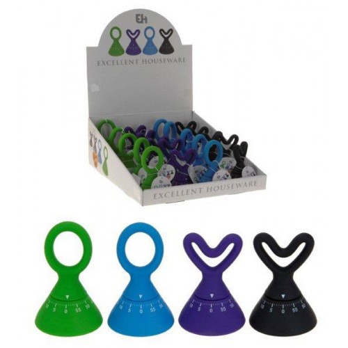 KAISERHOFF Minutnik w kształcie serca, niebieski KO-935999m