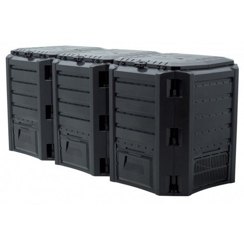 Prosperplast MODULE COMPOGREEN 1200L Komposter czarny IKSM1200C