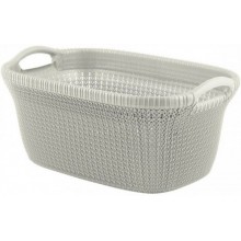 CURVER KNIT 40L Kosz na czyste pranie 60 x 27 x 39 cm, kremowy 03677-X64