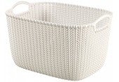CURVER KNIT L 19L Koszyk 40 x 30 x 23 cm kremowy 03670-X64