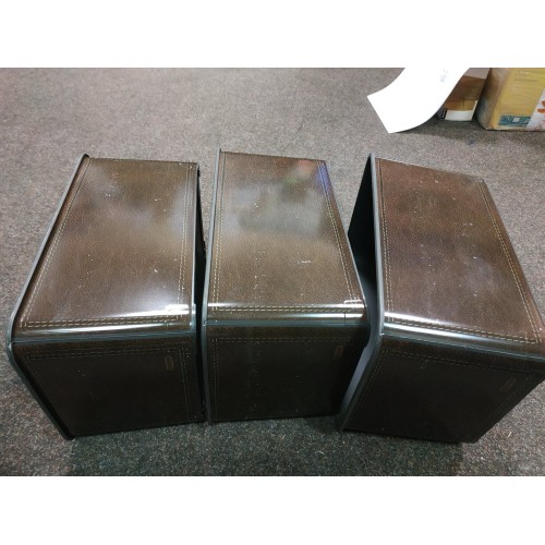 CURVER Pudełko do przechowywania S LEATHER, 13,5 x 29,5 x 19,5 cm, brązowe, 04710-D12