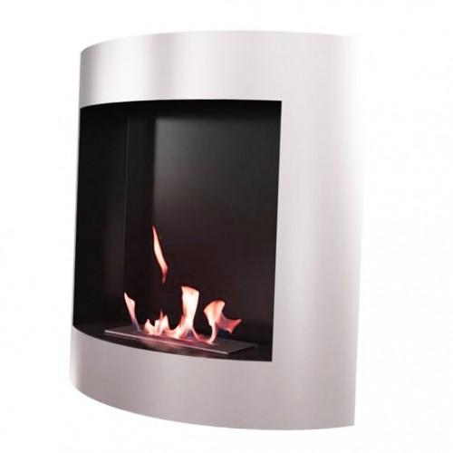 Kratki biokominek AF srebrny z certyfikatem TÜV