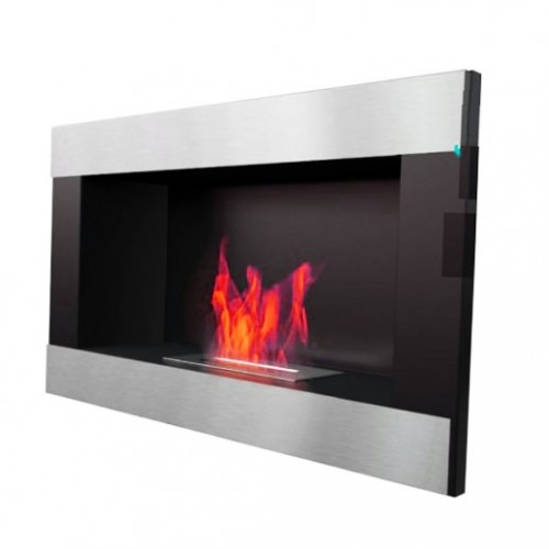 KRATKI Biokominek GOLF czarny HORIZONTAL z certyfikatem TÜV