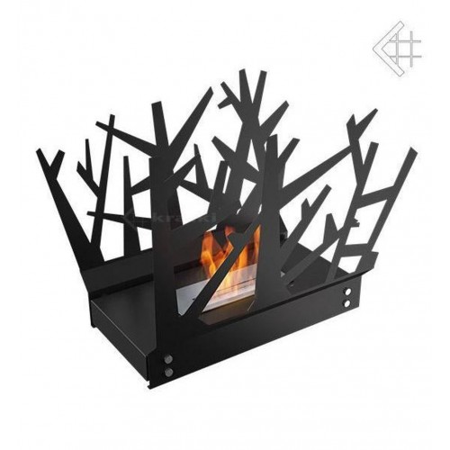 KRATKI Biokominek HOTEL KRZAK Czarny